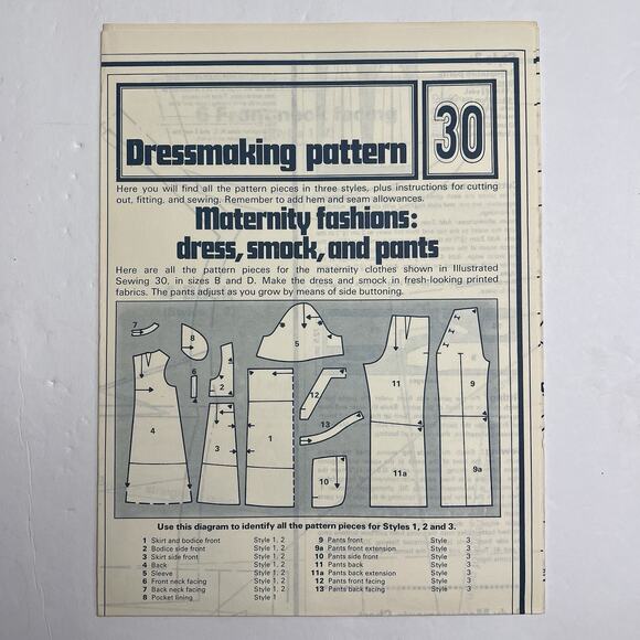 Vintage Designer Sewing Patterns Uncut Lot Of 4 Evening Dress Nightdress Blouse - Picture 10 of 12